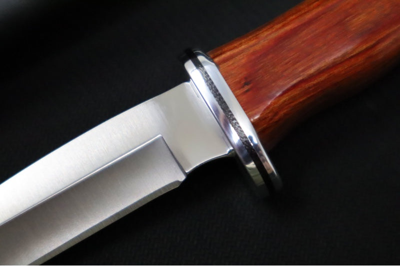 Buck 105 Pathfinder Heritage Knife - 420HC Steel / DymaLux Cocobolo Heritage Handle / Black Leather Sheath 0105CCS1-B