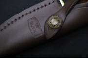 Buck 191BR Zipper Hunting Knife - 420HC Steel / Heritage Walnut Handle / Brown Leather Sheath 0191BRG-B - Northwest Knives