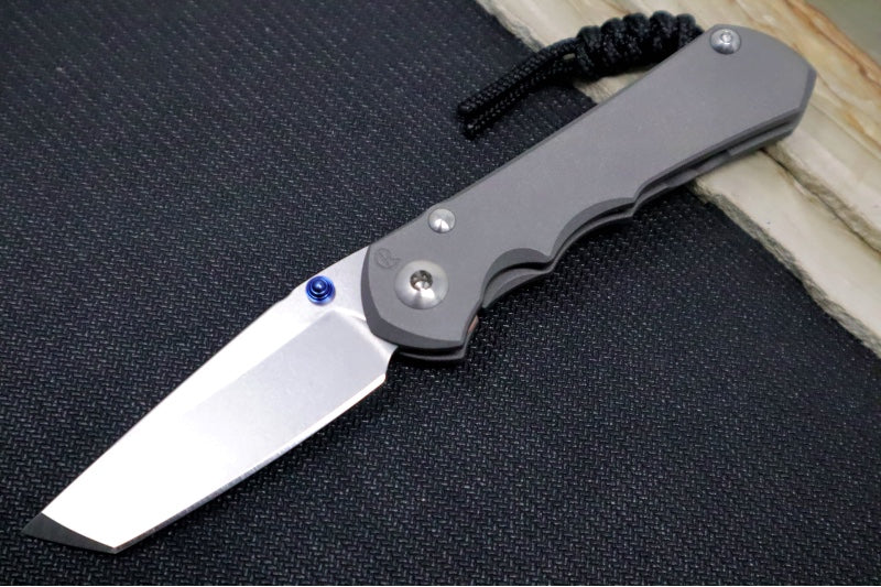 Chris Reeve Knives Small Inkosi - Tanto Blade / Stonewash Finish / CPM-Magnacut Steel / Titanium Handle SIN-1042