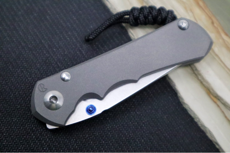 Chris Reeve Knives Small Inkosi - Tanto Blade / Stonewash Finish / CPM-Magnacut Steel / Titanium Handle
