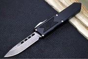 Guardian Tactical GTX-025 OTF - Stonewash Finish / Elmax Steel / Drop Point Blade / Black Anodized Aluminum Handle 12-3511 - Northwest Knives