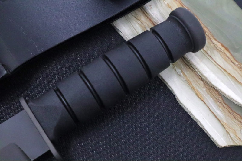 Spartan Blades KA-BAR Fixed Blade - Black Clip Point Blade / Black Kydex Sheath SB54BKBKKYBK - Northwest Knives