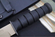 Spartan Blades KA-BAR Fixed Blade - Flat Dark Earth Clip Point Blade / Black Kydex Sheath SB54DEBKKYBK - Northwest Knives