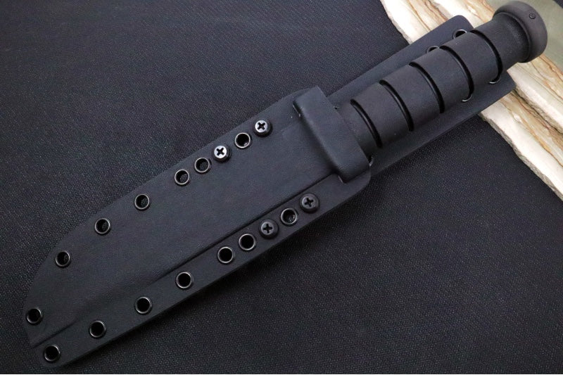 Spartan Blades KA-BAR Fixed Blade - Flat Dark Earth Clip Point Blade / Black Kydex Sheath SB54DEBKKYBK - Northwest Knives
