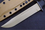 Spartan Blades KA-BAR Fixed Blade - Flat Dark Earth Clip Point Blade / Tan Kydex Sheath SB54DEBKKYTN - Northwest Knives