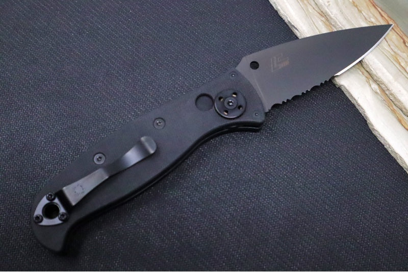 Spyderco Autonomy 2 - Black G-10 Handle / Black LC200N Blade with Partial Serrated Blade - C165GPSBBK2