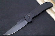 Pro Tech Terzuloa ATCF Operator Auto - Black Aluminum Handle & Textured Black G-10 Inlays / Tritium Push Button / Black DLC Drop Point Blade / CPM-Magnacut Steel BT2715-OPERATOR - Northwest Knives