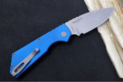 Pro Tech Strider PT+ Auto - Blue Anodized Aluminum Handle / Stonewash Finish / CPM-Magnacut Steel PT201-BLUE - Northwest Knives