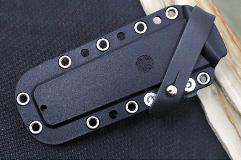 Spyderco Enuff 2 - K390 Steel / Drop Point Blade with Serrations / Blue FRN Handle FB31SBL2K390