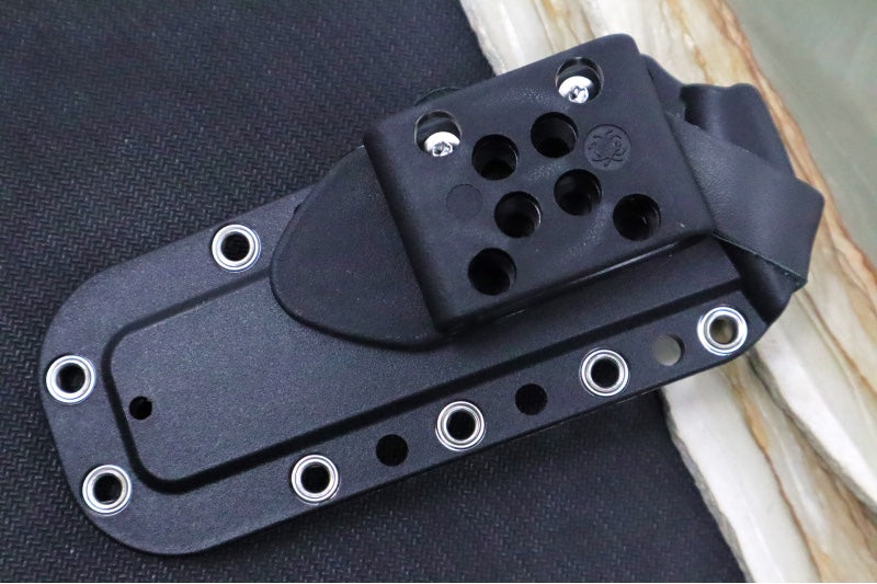 Spyderco Enuff 2 - K390 Steel / Drop Point Blade with Serrations / Blue FRN Handle FB31SBL2K390