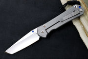 Chris Reeve Knives Large Sebenza 31 Glass Blasted LEFT HAND - Tanto Blade / CPM-Magnacut Steel L31-1688 - Northwest Knives