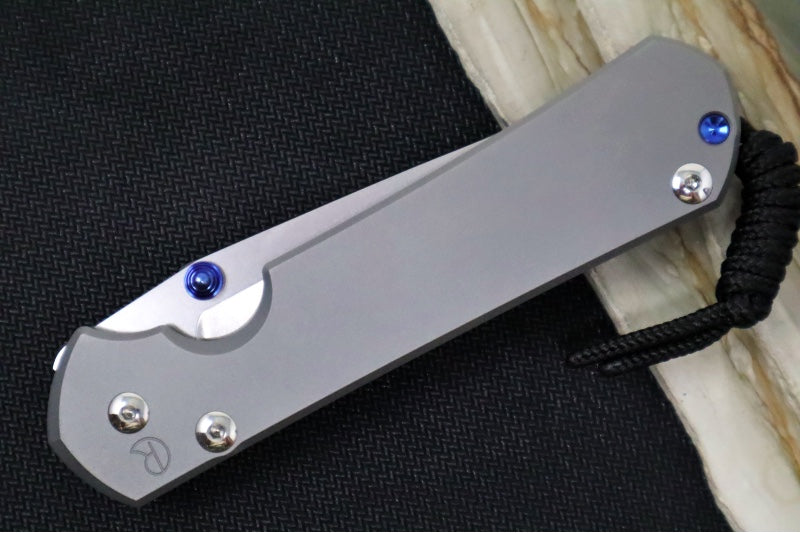 Chris Reeve Knives Large Sebenza 31 Glass Blasted LEFT HAND - Tanto Blade / CPM-Magnacut Steel L31-1688