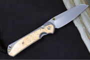 Chris Reeve Large Sebenza 31 LEFT HAND - Insingo Blade / Box Elder Inlay / CPM-Magnacut Steel (A1) L31-1127 - Northwest Knives