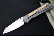 Chris Reeve Large Sebenza 31 LEFT HAND - Insingo Blade / Box Elder Inlay / CPM-Magnacut Steel (A2) L31-1127 - Northwest Knives