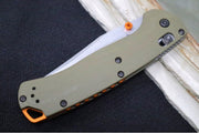Benchmade 15536 Taggedout Manual Folder - CPM-S45VN Steel / Clip Point Blade / OD Green G-10 Handle - Northwest Knives