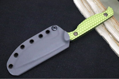 Toor Knives Mutiny Limited Edition - Black KG Gunkote Finish / CPM-154 Steel / Sea Green Anodized Aluminum Handle / Kydex Sheath