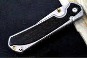 Chris Reeve Large Sebenza 31 Polished - Drop Point Blade / Bog Oak Inlay / CPM-Magnacut Steel (A1) L31-1620 - Northwest Knives