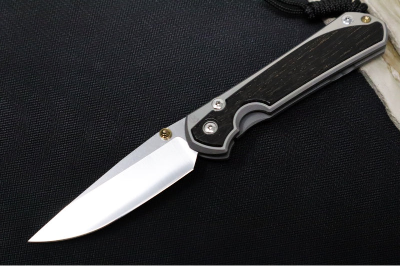 Chris Reeve Large Sebenza 31 Polished - Drop Point Blade / Bog Oak Inlay / CPM-Magnacut Steel (A3) L31-1620 - Northwest Knives