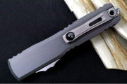 Microtech Ultratech ZBP (Zero Blade Play) OTF - Apocalyptic Finish / Tanto Blade / Natural Clear Anodized Aluminum Handle 1123-10APNC - Northwest Knives