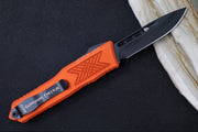 Guardian Tactical GTX-025 OTF - Black Tactical Finish / Elmax Steel / Drop Point Blade / Burnt Orange Anodized Aluminum Handle 12-4111 - Northwest Knives