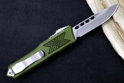 Guardian Tactical GTX-025 OTF - Stonewashed Finish / Elmax Steel / Drop Point Blade / OD Green Anodized Aluminum Handle 12-8511 - Northwest Knives