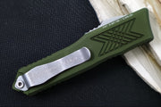 Guardian Tactical GTX-025 OTF - Stonewashed Finish / Elmax Steel / Drop Point Blade / OD Green Anodized Aluminum Handle 12-8511 - Northwest Knives