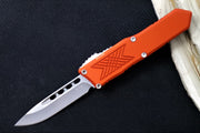 Guardian Tactical GTX-025 OTF - Stonewashed Finish / Elmax Steel / Drop Point Blade / Burnt Orange Anodized Aluminum Handle 12-4511 - Northwest Knives