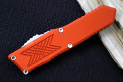 Guardian Tactical GTX-025 OTF - Stonewashed Finish / Elmax Steel / Drop Point Blade / Burnt Orange Anodized Aluminum Handle 12-4511 - Northwest Knives