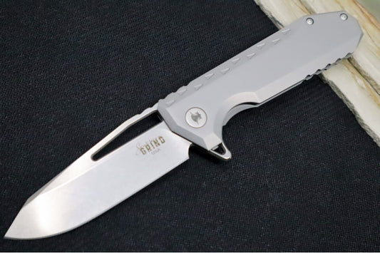 Southern Grind Penguin | Drop Point Satin Blade | Titanium Handle | Northwest Knives