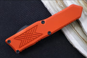 Guardian Tactical GTX-025 OTF - Black Tactical Finish / Elmax Steel / Tanto Blade / Burnt Orange Anodized Aluminum Handle 12-4121 - Northwest Knives