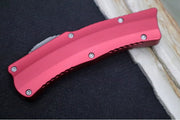 Heretic Knives ROC OTF - Red Anodized Aluminum Handle / Stonewashed Blade / Hawkbill Style - Northwest Knives