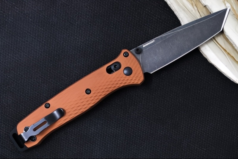 Benchmade 537BK-07 Bailout - CPM-Magnacut Steel / Tanto Blade / Burnt Copper Anodized Aluminum