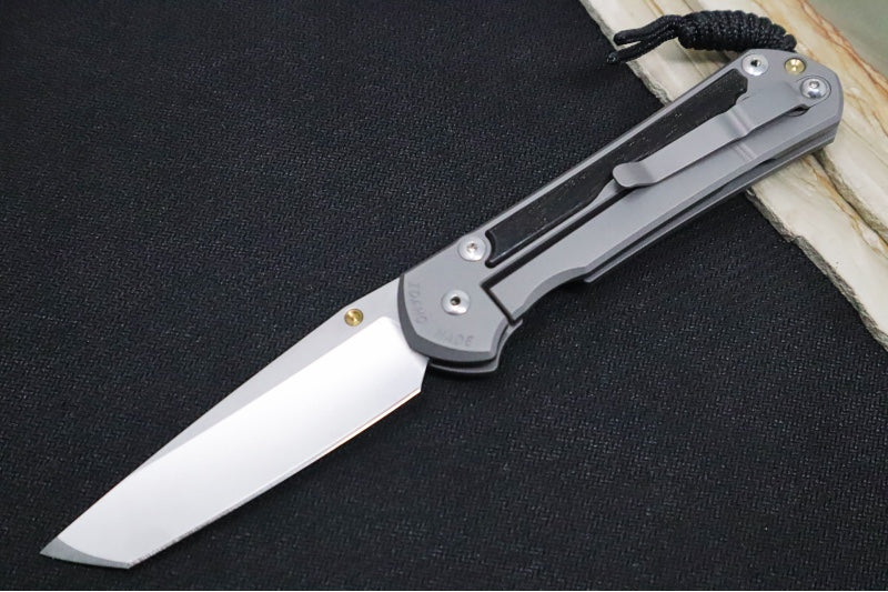 Chris Reeve Large Sebenza 31 LEFT HAND - Tanto Blade / Bog Oak Inlay / CPM-Magnacut Steel (A1) L31-1131 - Northwest Knives