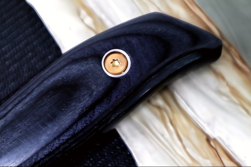 Messermeister Blacksmith - 9" Slicing Knife - German X50 Stainless Steel - Hand-Polished Ebony Pakkawood Handle - Handcrafted in Solingen, Germany