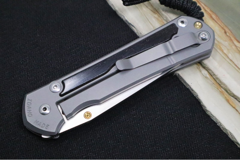 Chris Reeve Large Sebenza 31 LEFT HAND - Tanto Blade / Bog Oak Inlay / CPM-Magnacut Steel (A1) L31-1131 - Northwest Knives