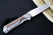 Chris Reeve Knives Small Sebenza 31 Glass Blasted - Tanto / Natural Canvas Micarta Inlay / CPM-Magnacut Steel S31-1234 - Northwest Knives