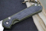 Chris Reeve Knives Large Sebenza 31 NWK Exclusive - Drop Point Blade / CPM-Magnacut Steel / OD Green Cerakote Handle with Black Micarta / Camo Lanyard L31-1707 - Northwest Knives