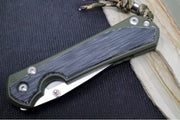Chris Reeve Knives Large Sebenza 31 NWK Exclusive - Drop Point Blade / CPM-Magnacut Steel / OD Green Cerakote Handle with Black Micarta / Camo Lanyard L31-1707 - Northwest Knives