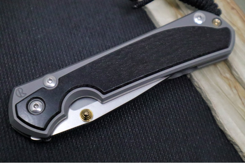 Chris Reeve Large Sebenza 31 - Drop Point Blade / Bog Oak Inlay / Magnacut (A6) L31-1100 - Northwest Knives