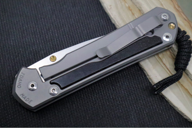 Chris Reeve Large Sebenza 31 - Drop Point Blade / Bog Oak Inlay / Magnacut (A6) L31-1100