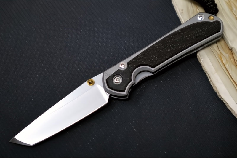 Chris Reeve Knives Small Sebenza 31 - Tanto / Bog Oak Inlay / CPM-Magnacut Steel S31-1130 (A1)