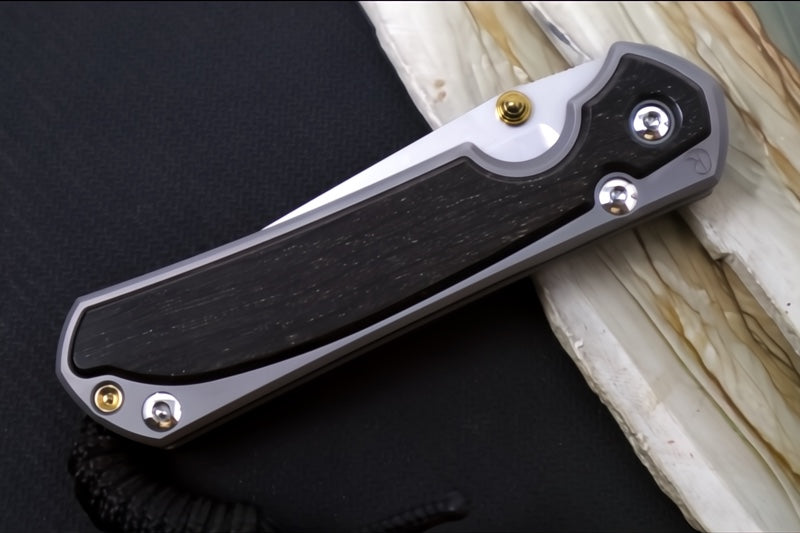 Chris Reeve Knives Small Sebenza 31 - Tanto / Bog Oak Inlay / CPM-Magnacut Steel S31-1130 (A1)