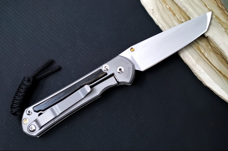 Chris Reeve Knives Small Sebenza 31 - Tanto / Bog Oak Inlay / CPM-Magnacut Steel S31-1130 (A2)