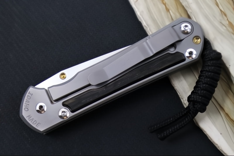 Chris Reeve Knives Small Sebenza 31 - Tanto / Bog Oak Inlay / CPM-Magnacut Steel S31-1130 (A2)