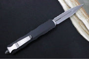 Microtech Dirac Delta OTF - ApocalyptiC Finish / Full Serrated Dagger Blade / Black Aluminum Handle 227-12AP - Northwest Knives