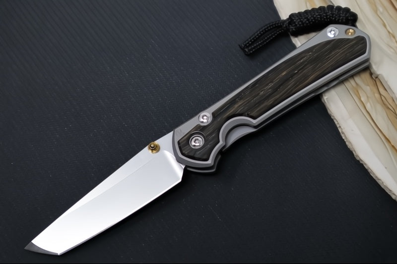 Chris Reeve Knives Small Sebenza 31 - Tanto / Bog Oak Inlay / CPM-Magnacut Steel S31-1130 (A3)