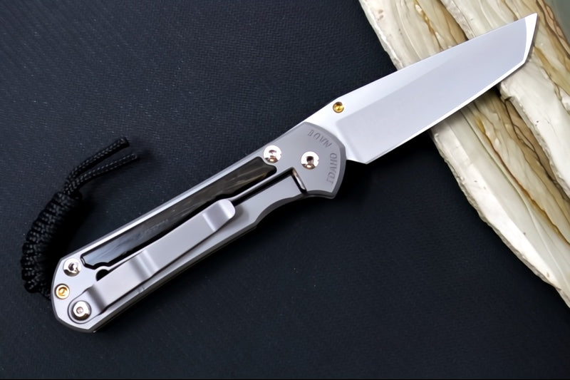 Chris Reeve Knives Small Sebenza 31 - Tanto / Bog Oak Inlay / CPM-Magnacut Steel S31-1130 (A3)