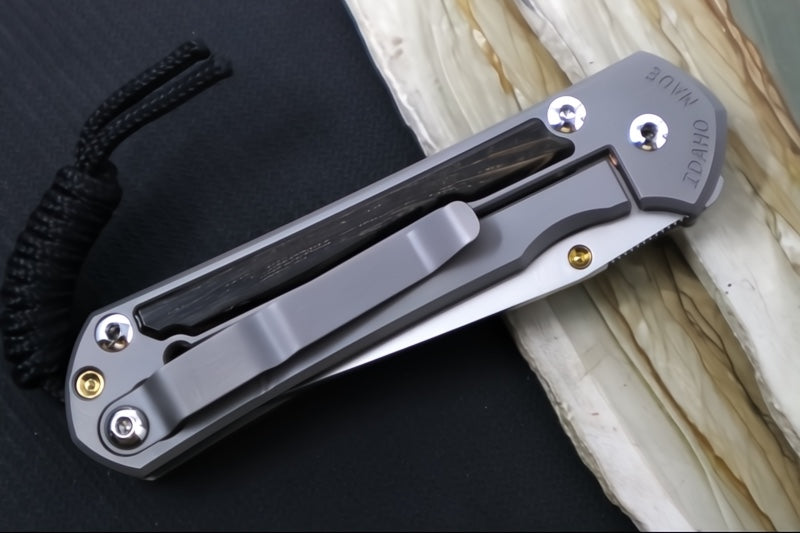 Chris Reeve Knives Small Sebenza 31 - Tanto / Bog Oak Inlay / CPM-Magnacut Steel S31-1130 (A3)