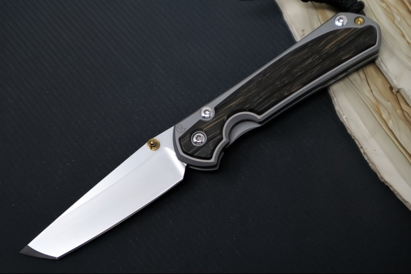 Chris Reeve Knives Small Sebenza 31 - Tanto / Bog Oak Inlay / CPM-Magnacut Steel S31-1130 (A4)