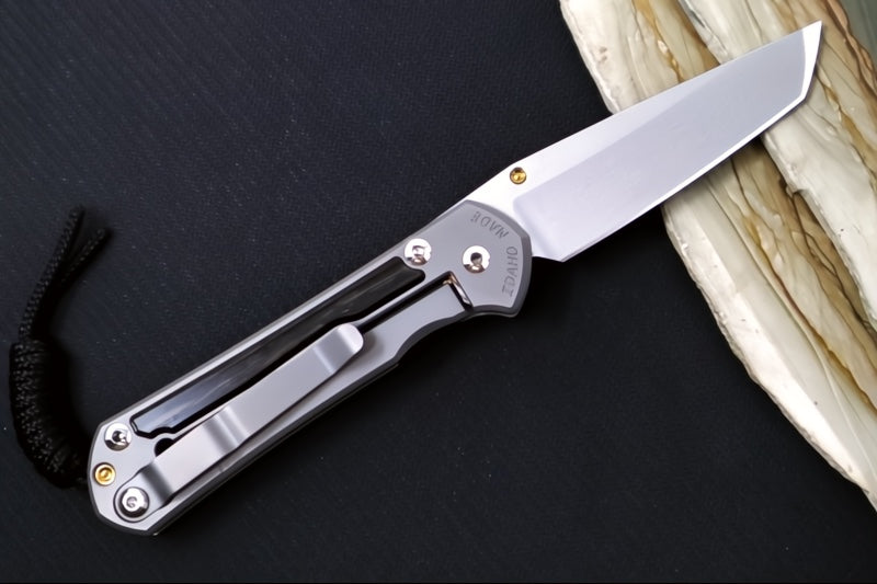Chris Reeve Knives Small Sebenza 31 - Tanto / Bog Oak Inlay / CPM-Magnacut Steel S31-1130 (A4)